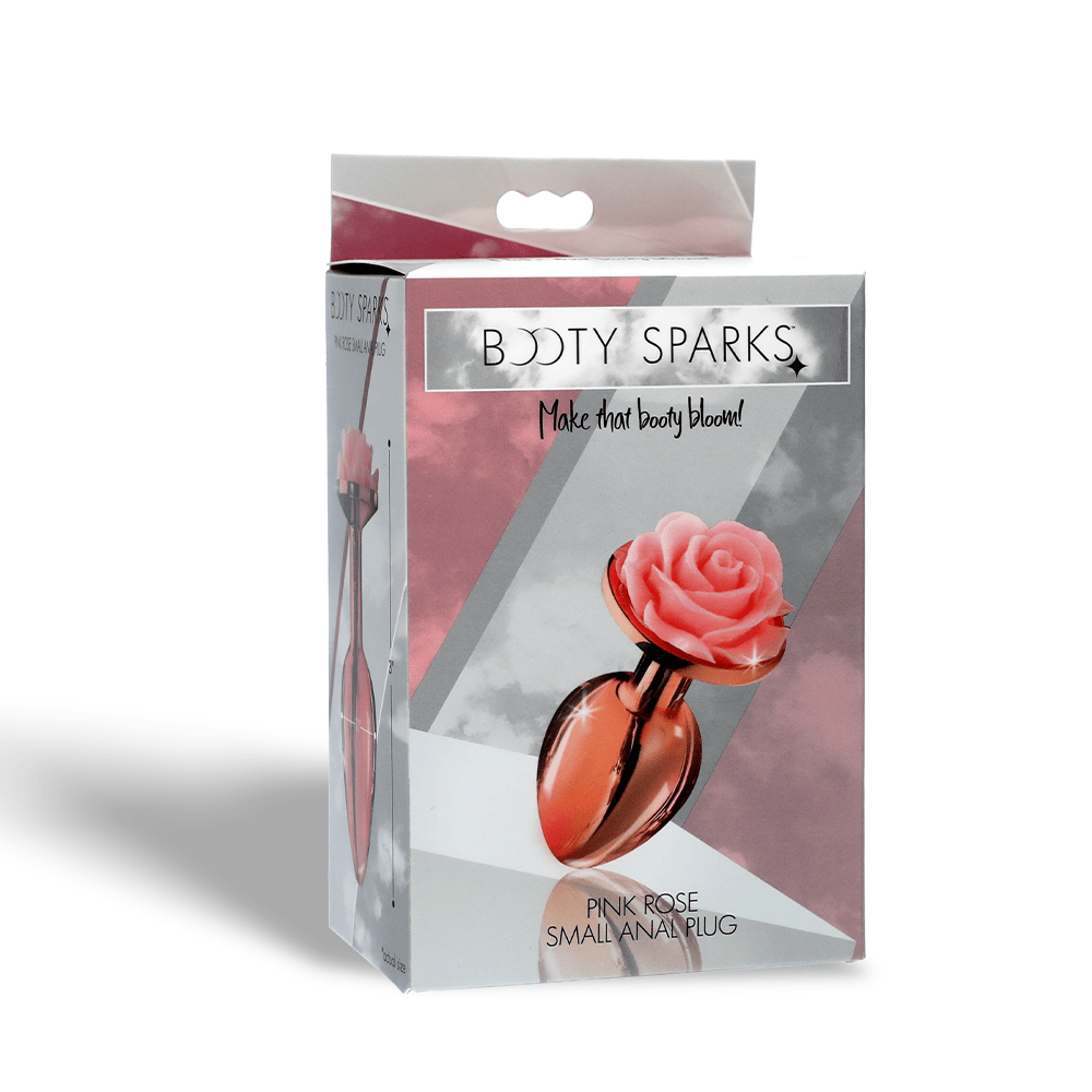 PINK ROSE GOLD ANAL PLUG - SMALL