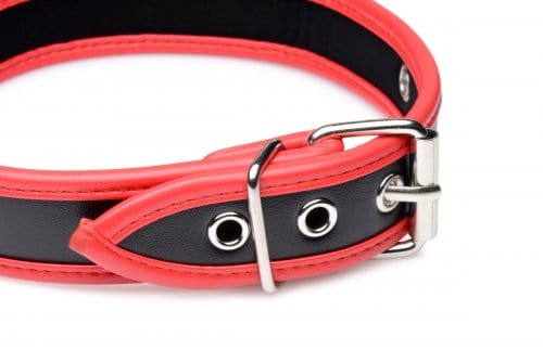 BLACK & RED COLLAR W/ O-RING