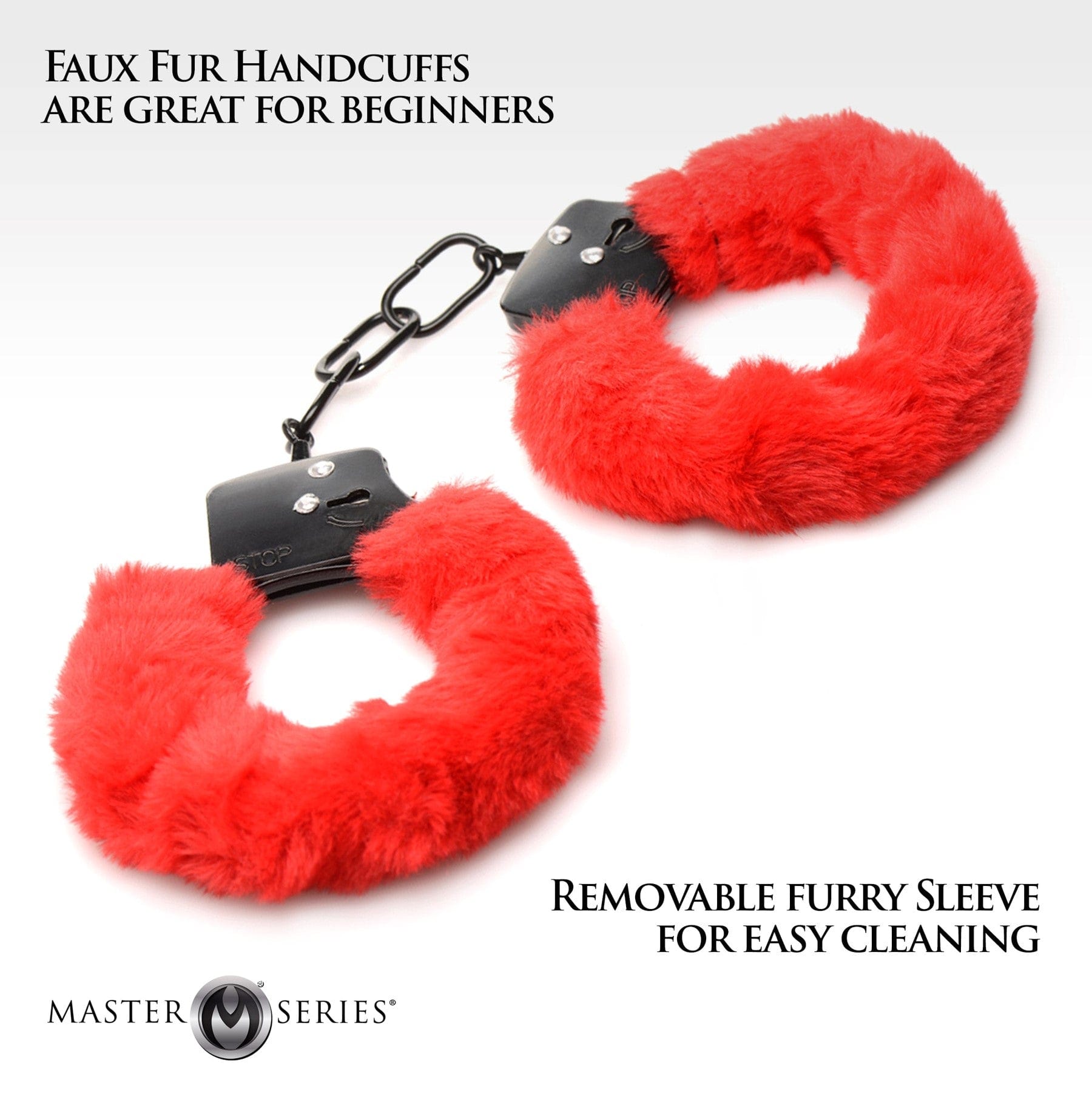 FURRY HANDCUFFS - RED