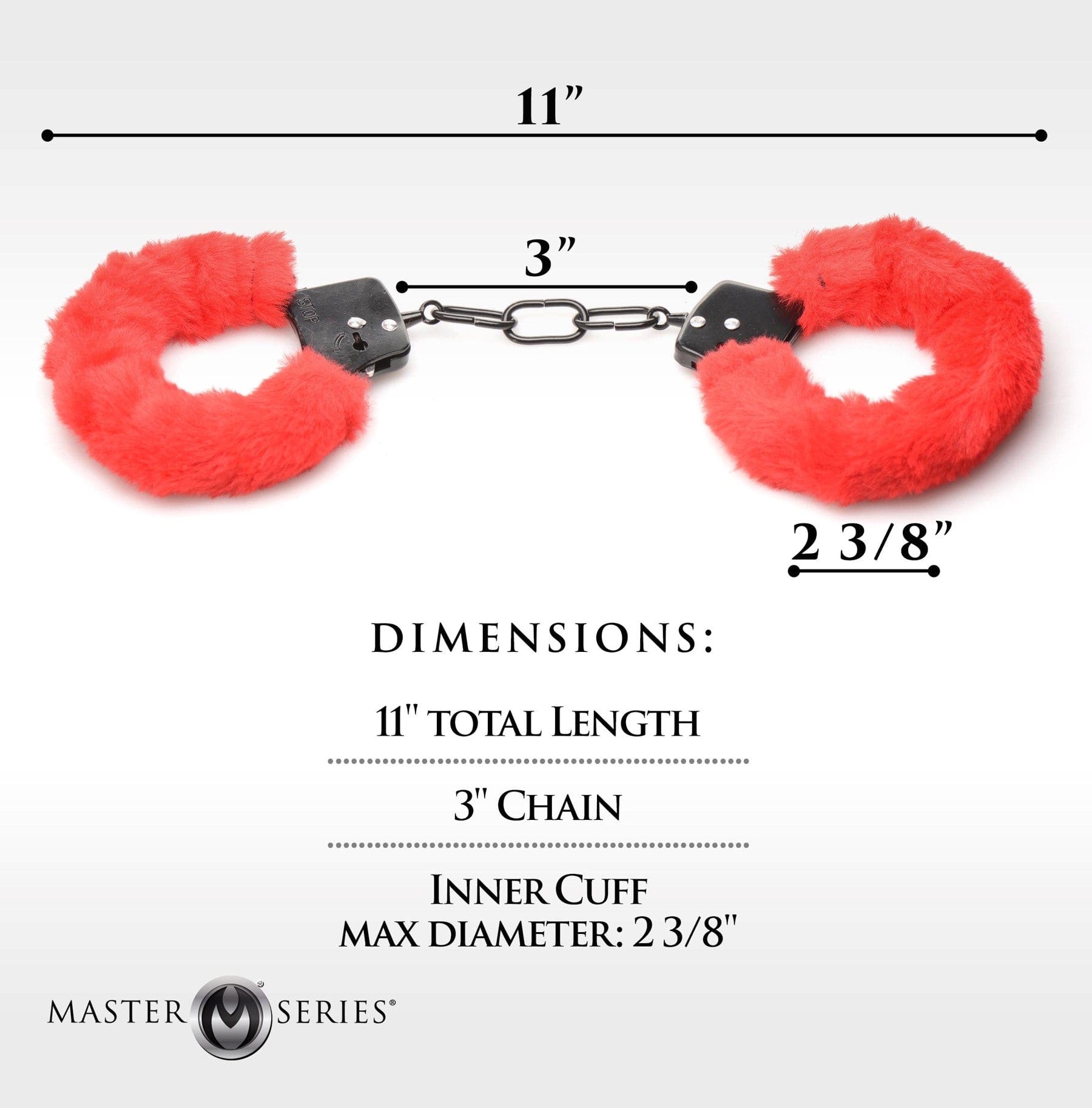 FURRY HANDCUFFS - RED