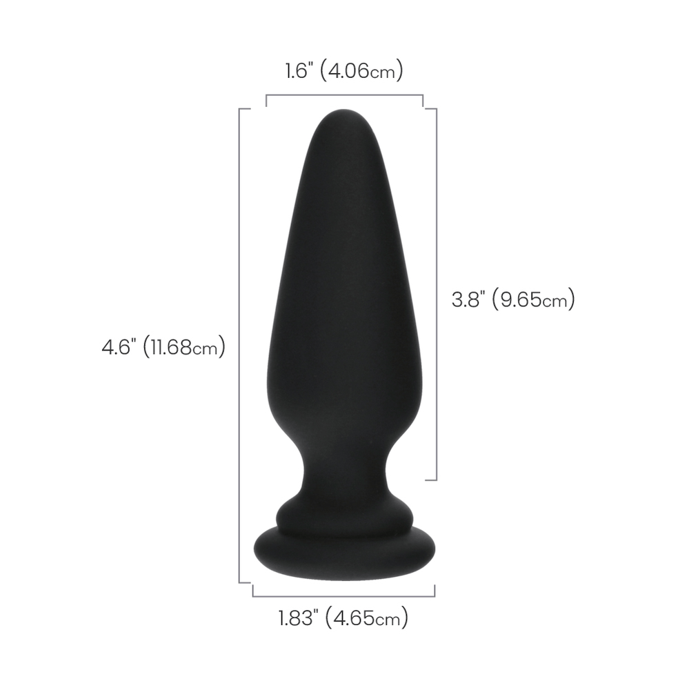 SNAP-ON INTERCHANGEABLE ANAL PLUG - LARGE