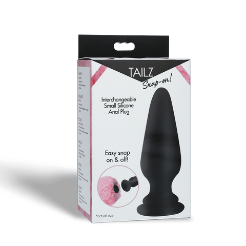 SNAP-ON INTERCHANGEABLE ANAL PLUG - SMALL