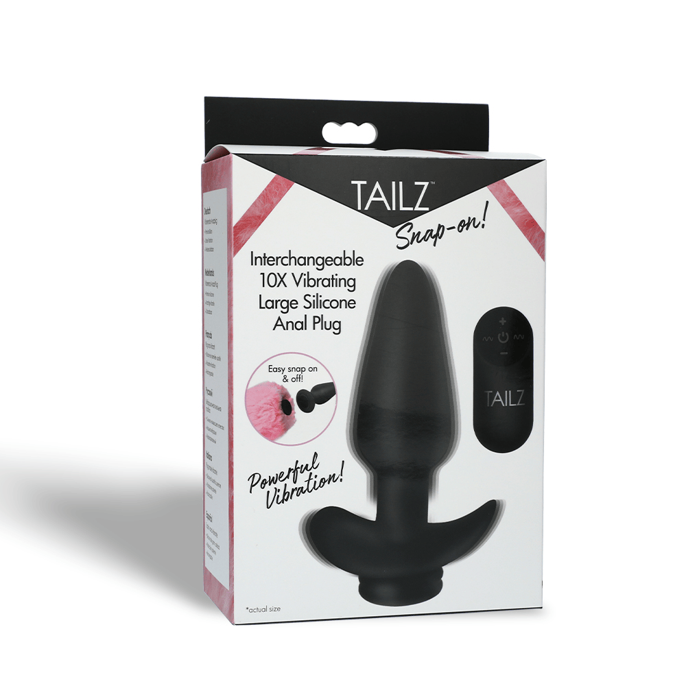 Tailz Snap-On Vibrating Interchangeable Anal Plug Amazing Intimate Essentials Tailz Snap-On Vibrating Interchangeable Anal Plug Amazing Intimate Essentials