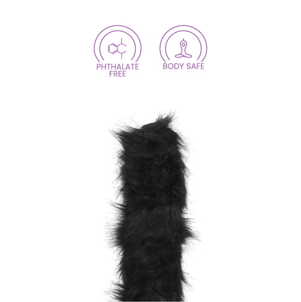 INTERCHANGEABLE BLACK FOX TAIL