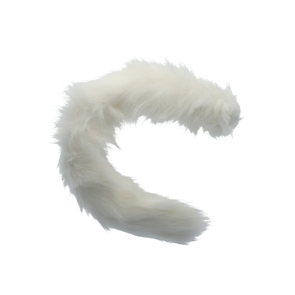 INTERCHANGEABLE WHITE FOX TAIL