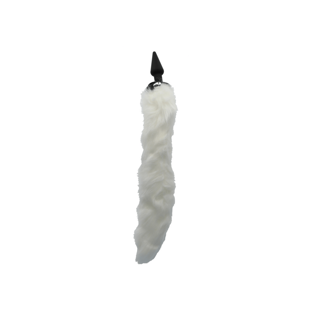 INTERCHANGEABLE WHITE FOX TAIL