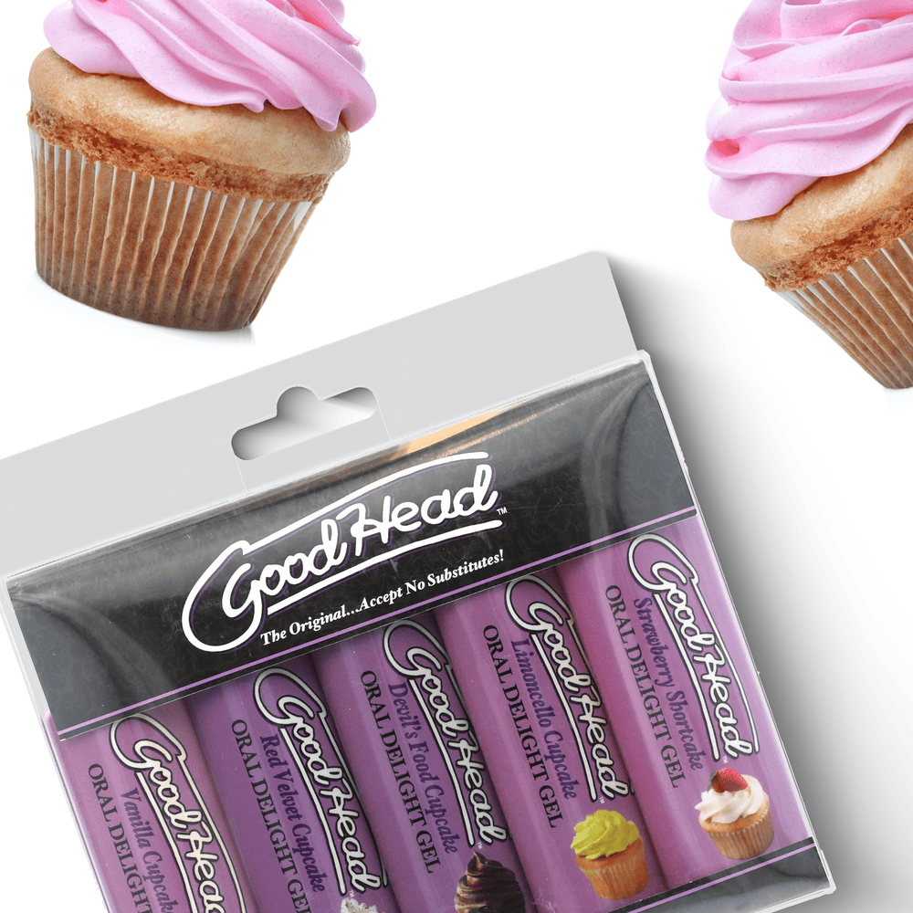 ORAL DELIGHT GEL 1OZ 5PK - CUPCAKE