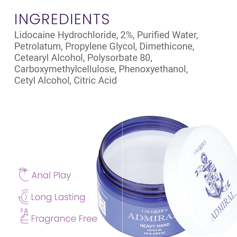 HEAVY HAND FISTING GEL 8OZ
