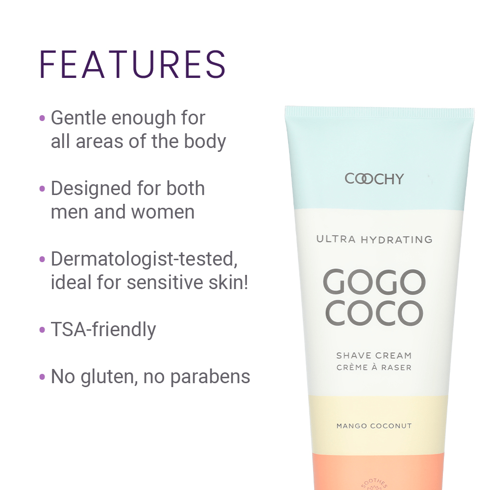 ULTRA SHAVE CREAM - MANGO COCONUT 8.5OZ
