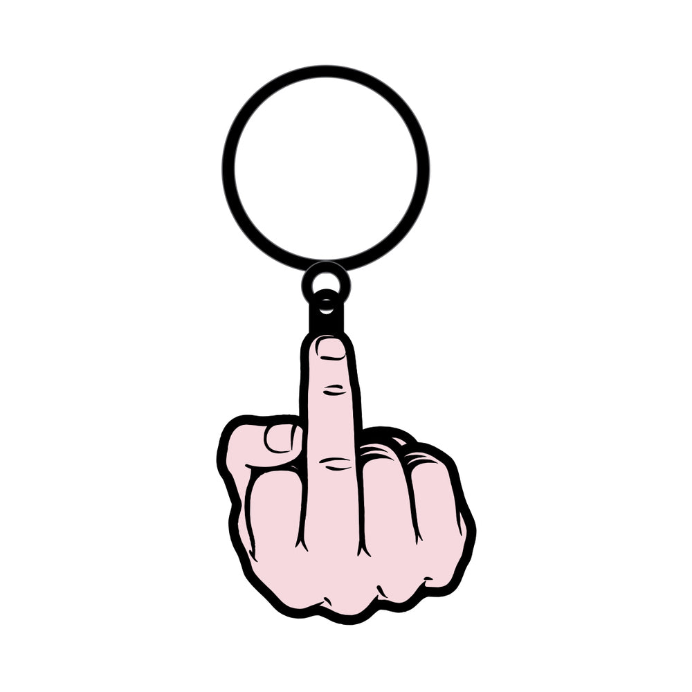 KEYCHAIN - MIDDLE FINGER