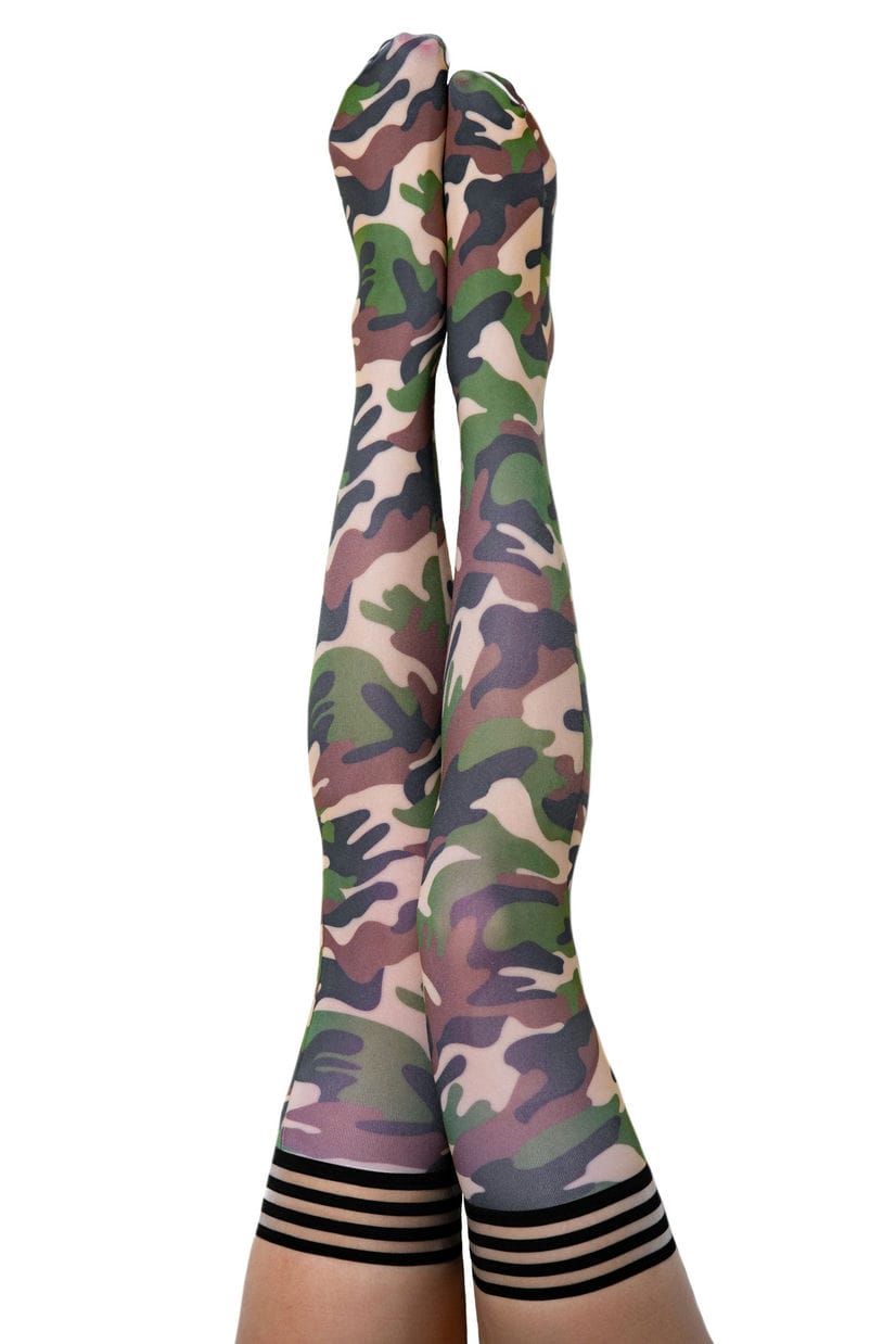 ALEX - CAMOUFLAGE THIGH HIGH - A
