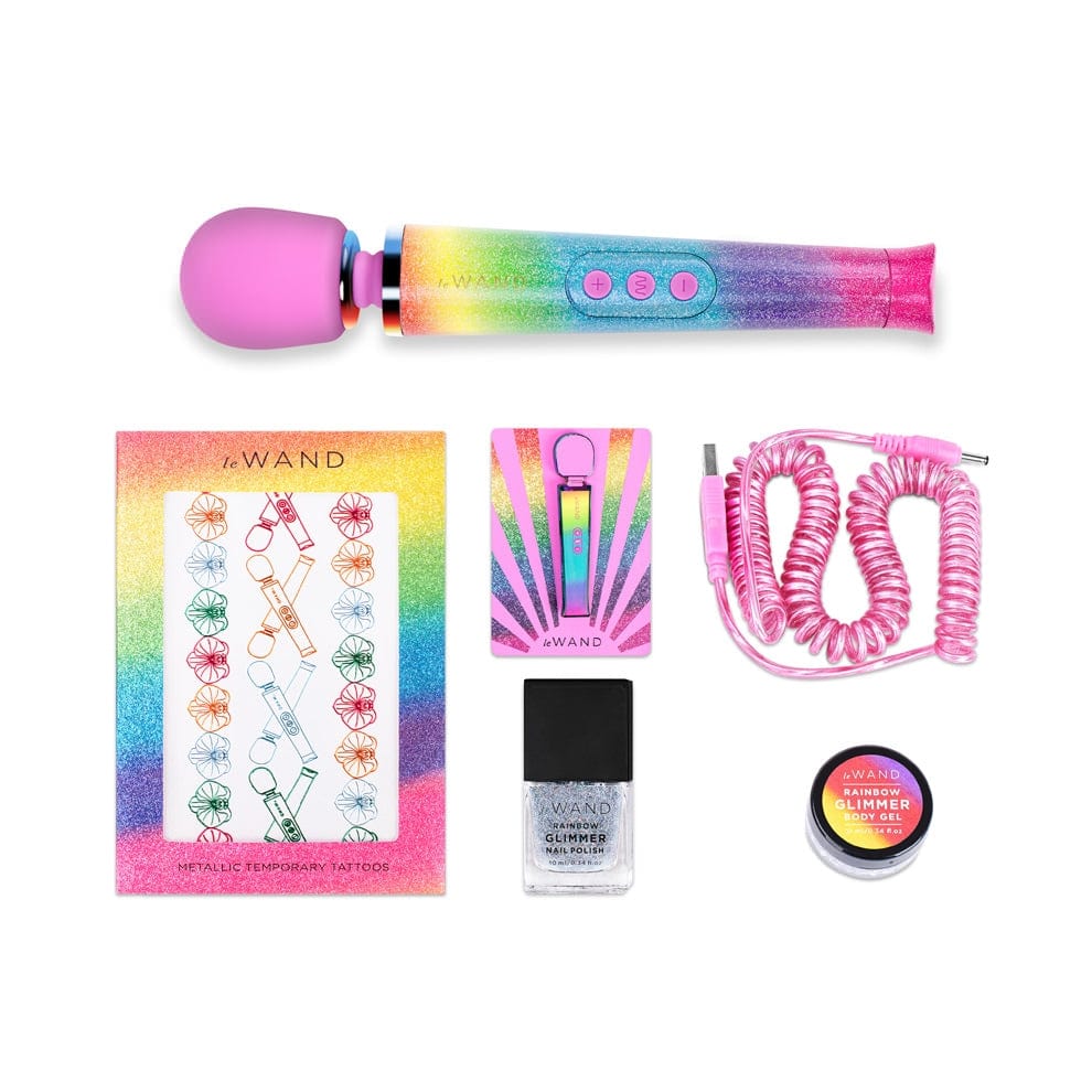 PETITE RECHARGEABLE MASSAGER - RAINBOW OMBRE