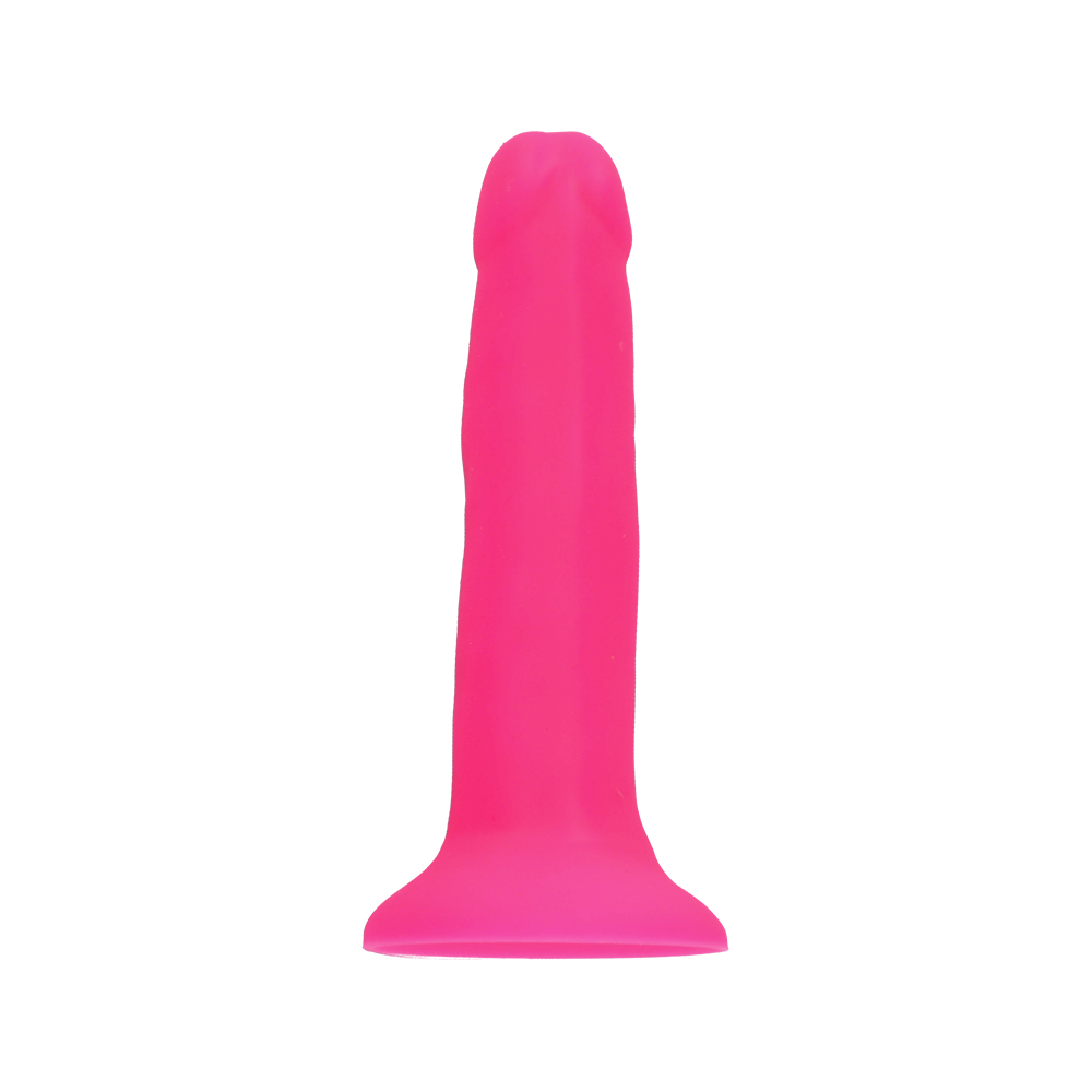 6" SILICONE DUAL DENSITY COCK - PINK