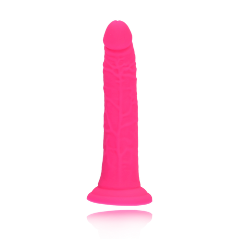 7.5" SILICONE DUAL DENSITY COCK - PINK