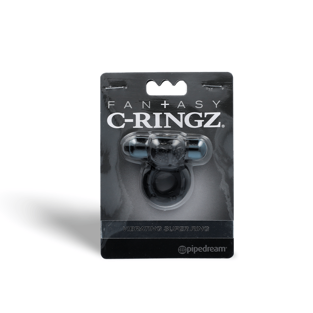 VIBRATING SUPER RING - BLACK