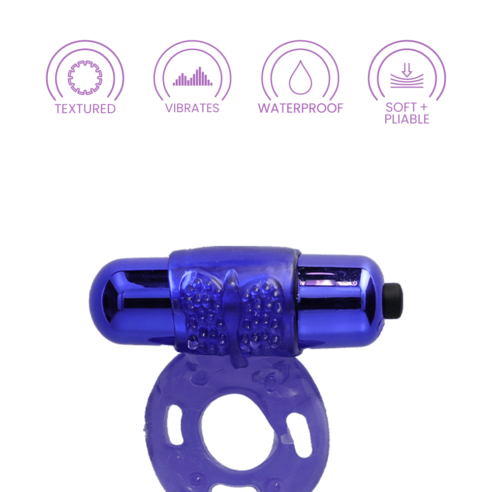 VIBRATING SUPER RING - PURPLE