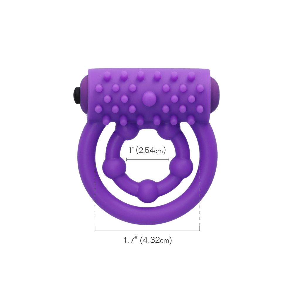 Fantasy C-Ringz Vibrating Prolong Performance Ring - Purple