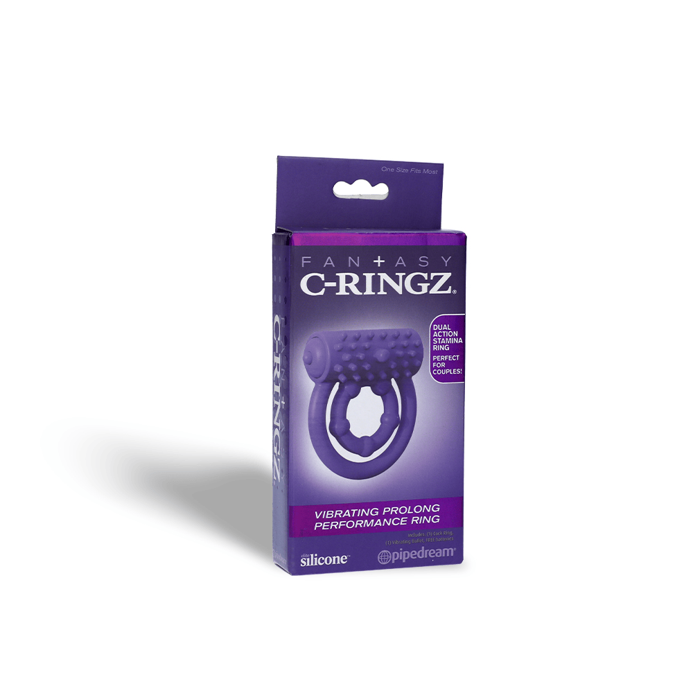 Fantasy C-Ringz Vibrating Prolong Performance Ring - Purple