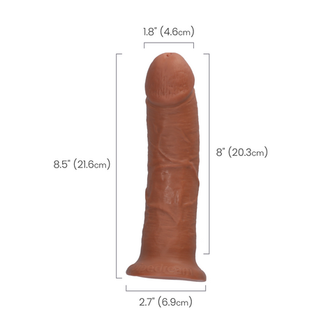 8" COCK - TAN