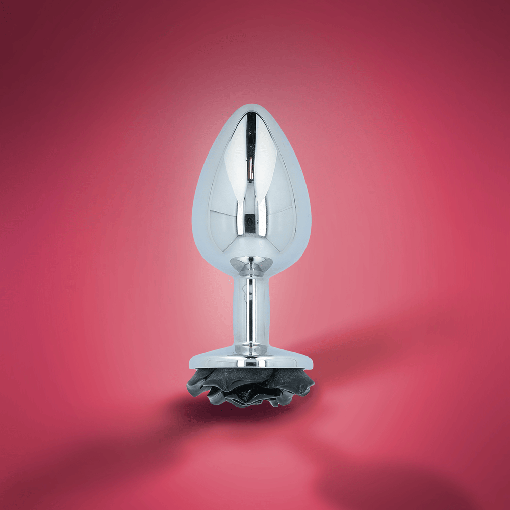 BLACK HEART ANAL PLUG - MEDIUM