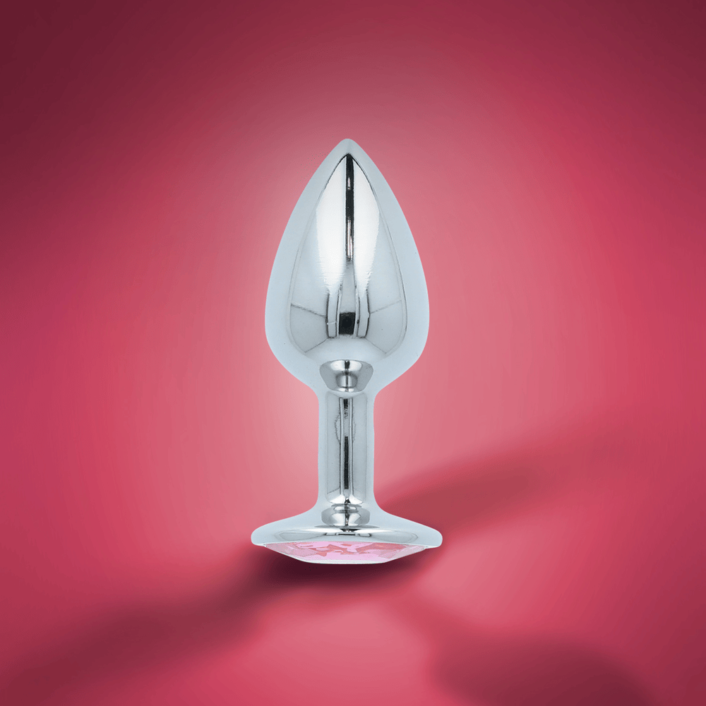 PINK GEM ANAL PLUG - MEDIUM