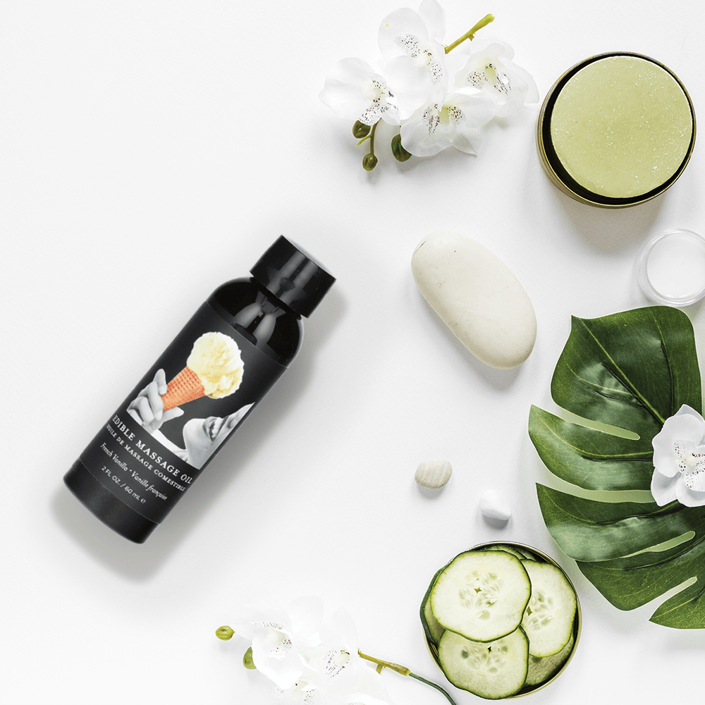 EDIBLE MASSAGE OIL 2OZ - VANILLA