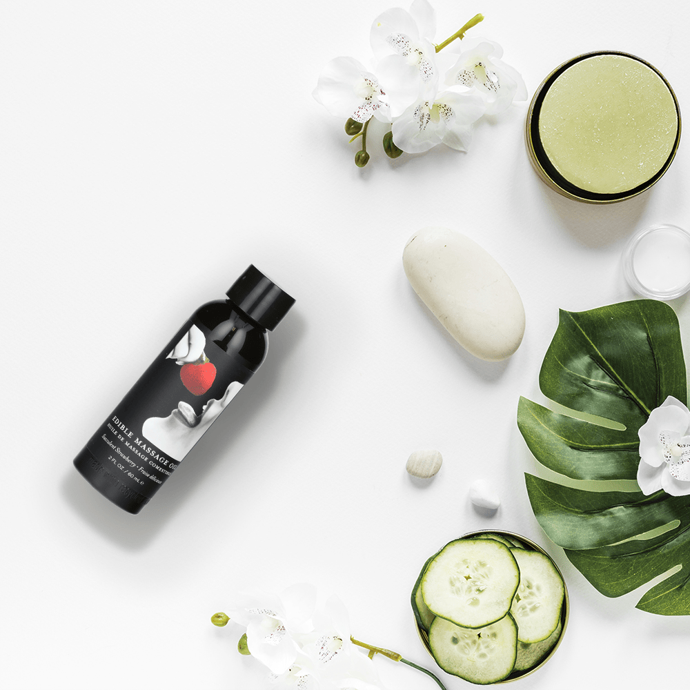 EDIBLE MASSAGE OIL 2OZ - STRAWBERRY