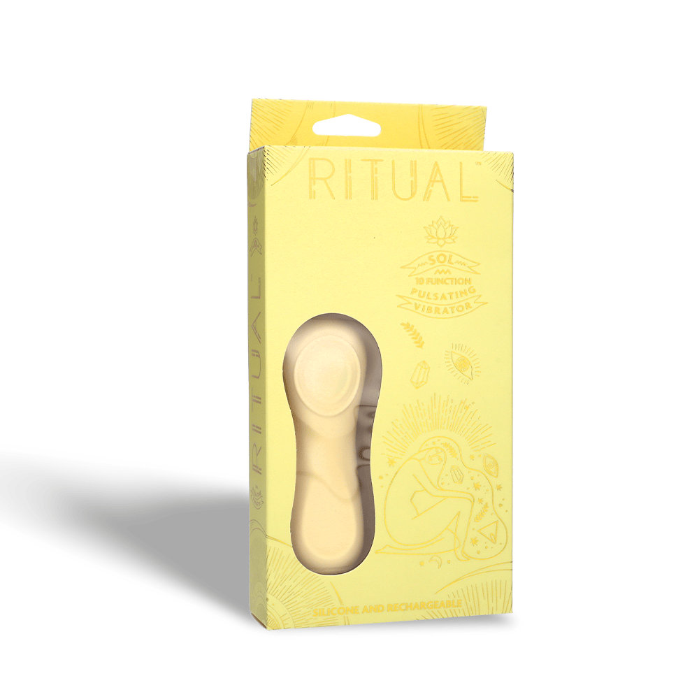 SOL - RECHARGEABLE SILICONE PULSATING VIBE