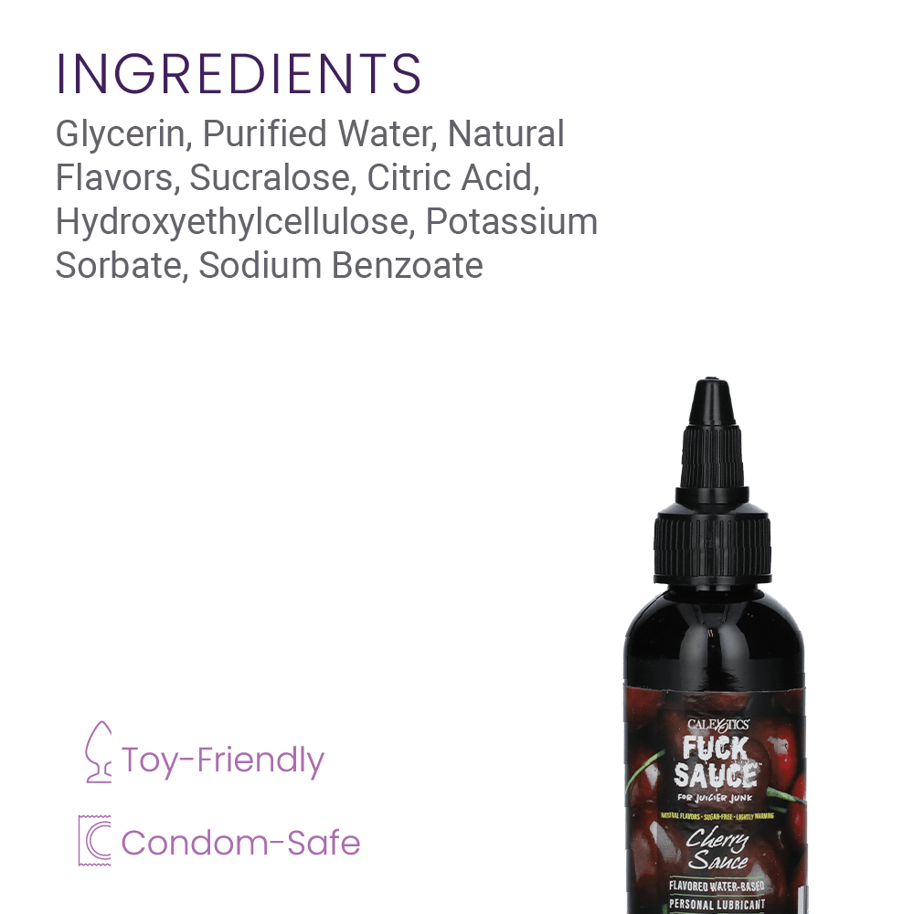 FLAVORED WATERBASED LUBRICANT 2OZ - CHERRY