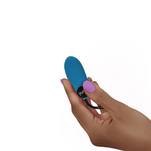 GROOVED SILICONE EGG - BLUE