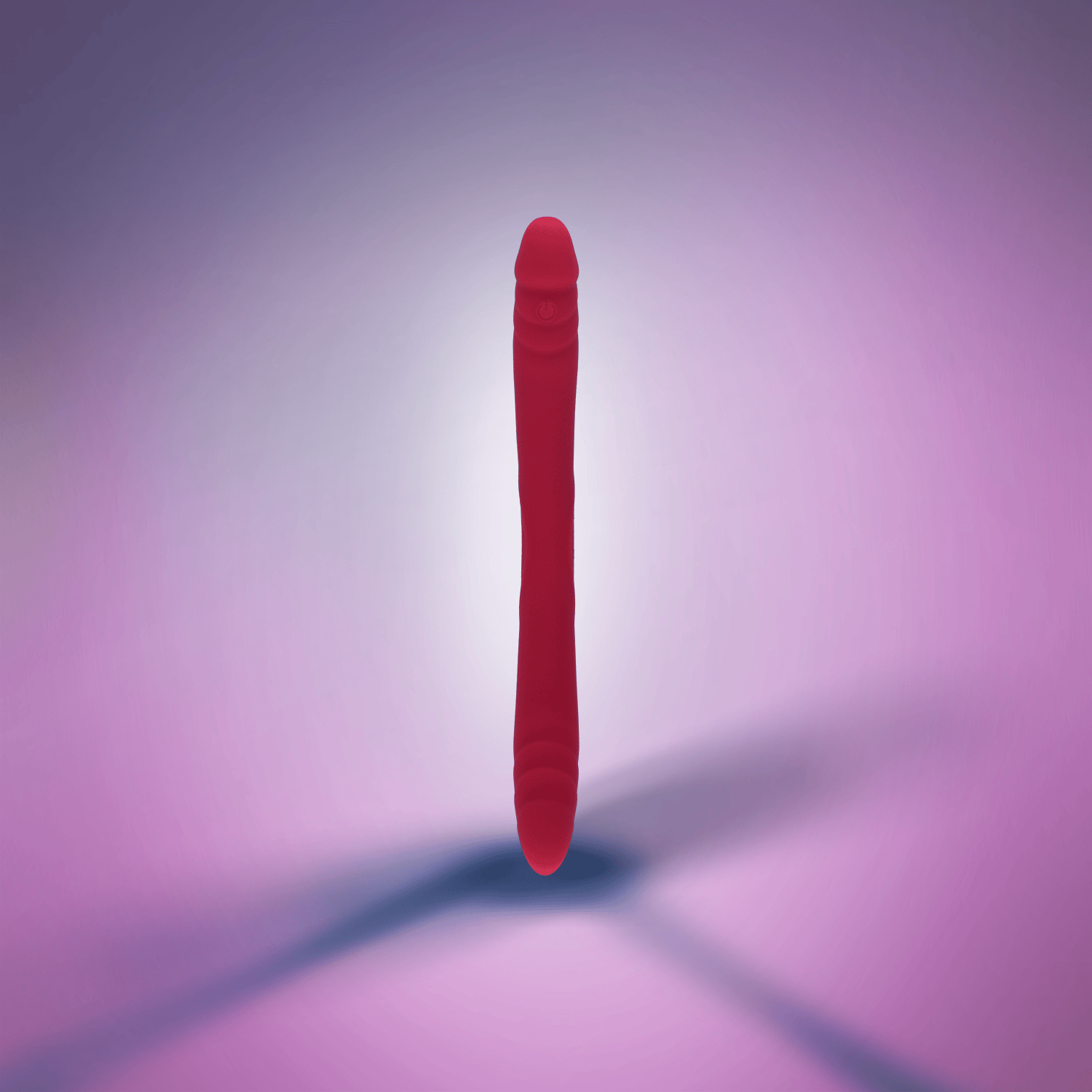 DOUBLE DOWN SILICONE DOUBLE DILDO W/ REMOTE