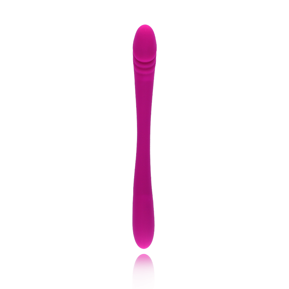 DOUBLE TEAM SILICONE DOUBLE DILDO W/ REMOTE