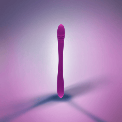 DOUBLE TEAM SILICONE DOUBLE DILDO W/ REMOTE