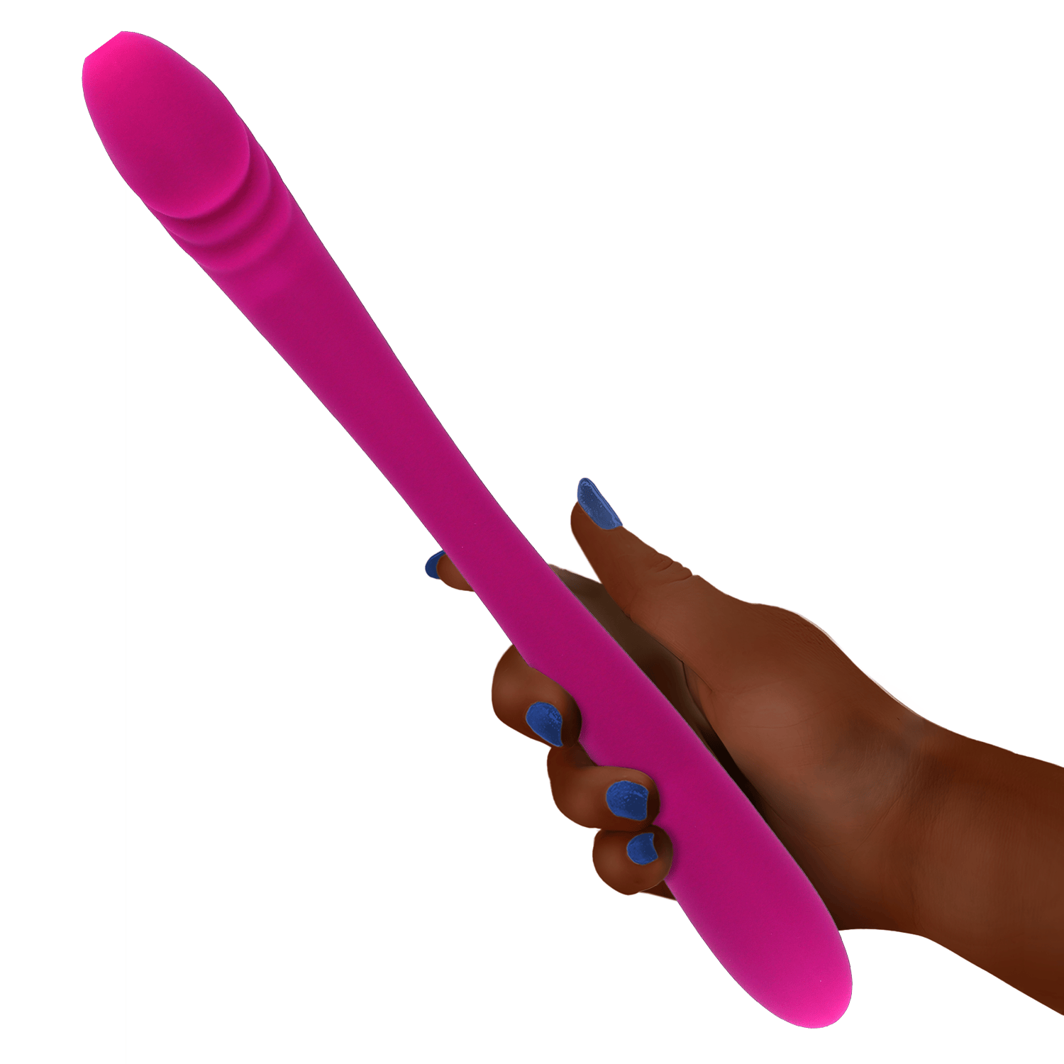 DOUBLE TEAM SILICONE DOUBLE DILDO W/ REMOTE