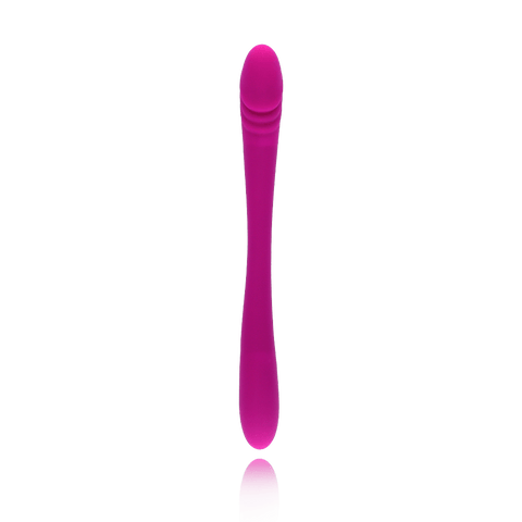 DOUBLE TEAM SILICONE DOUBLE DILDO W/ REMOTE