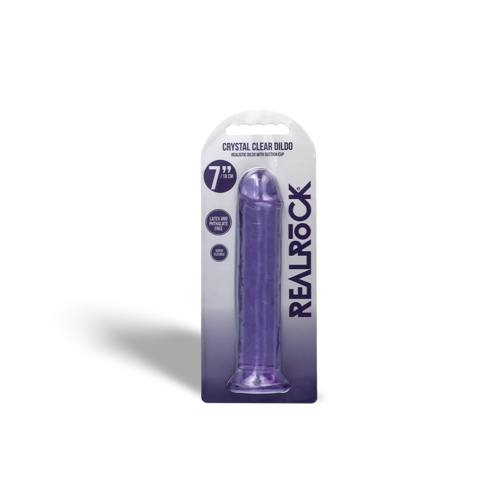 Real Rock Slim Crystal Clear Dildo Amazing Intimate Essentials Real Rock Slim Crystal Clear Dildo Amazing Intimate Essentials