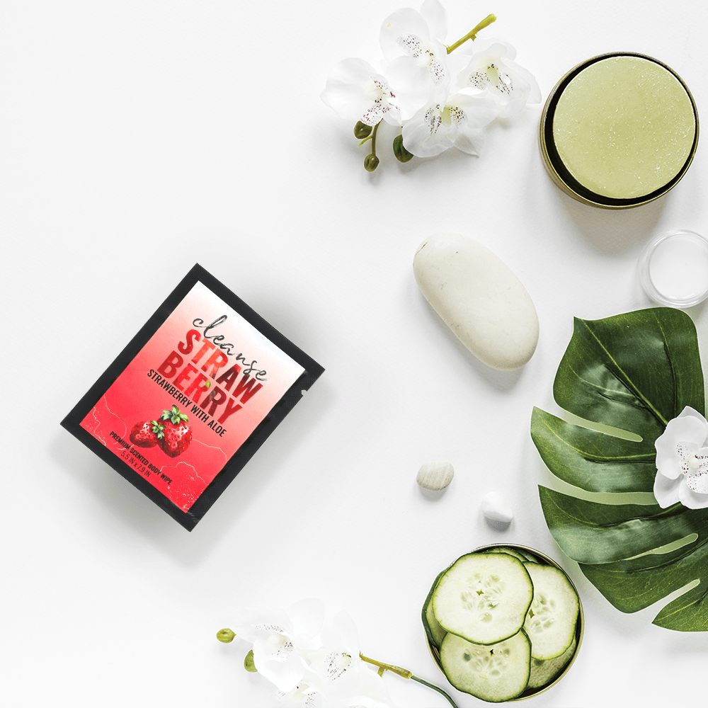 STRAWBERRY - CLEANSE WIPE 16CT