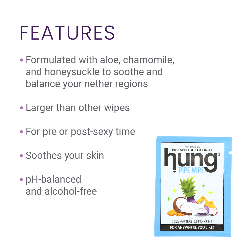 PIPE WIPE - PINEAPPLE + COCONUT - 16CT