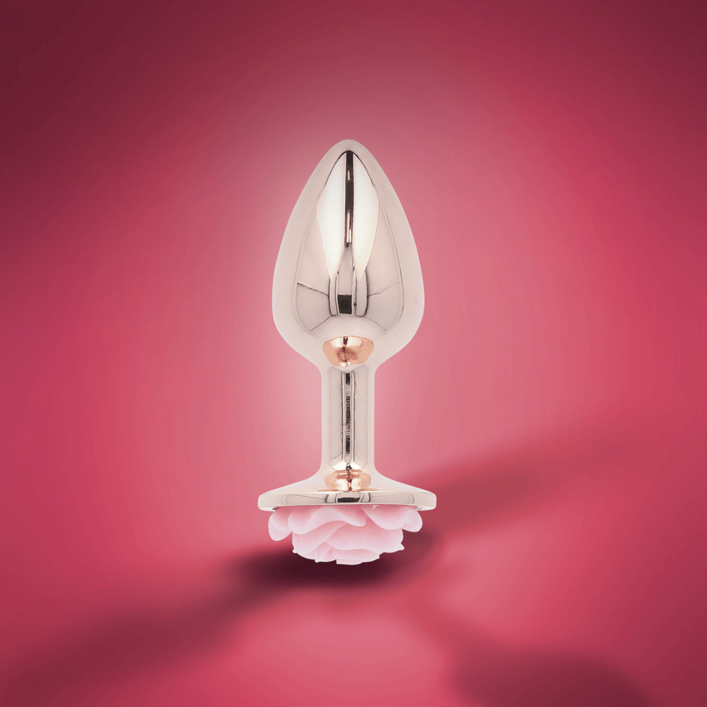 PINK ROSE GOLD ANAL PLUG - MEDIUM