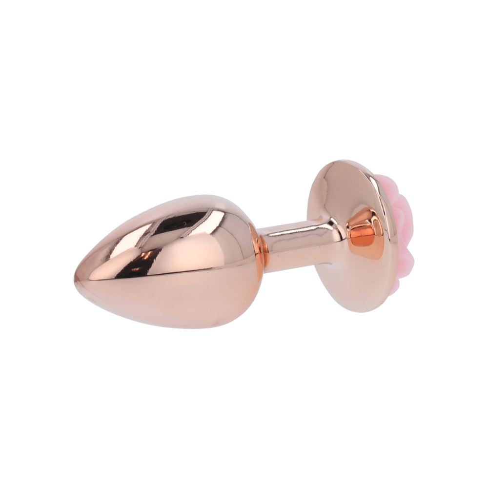 PINK ROSE GOLD ANAL PLUG - MEDIUM
