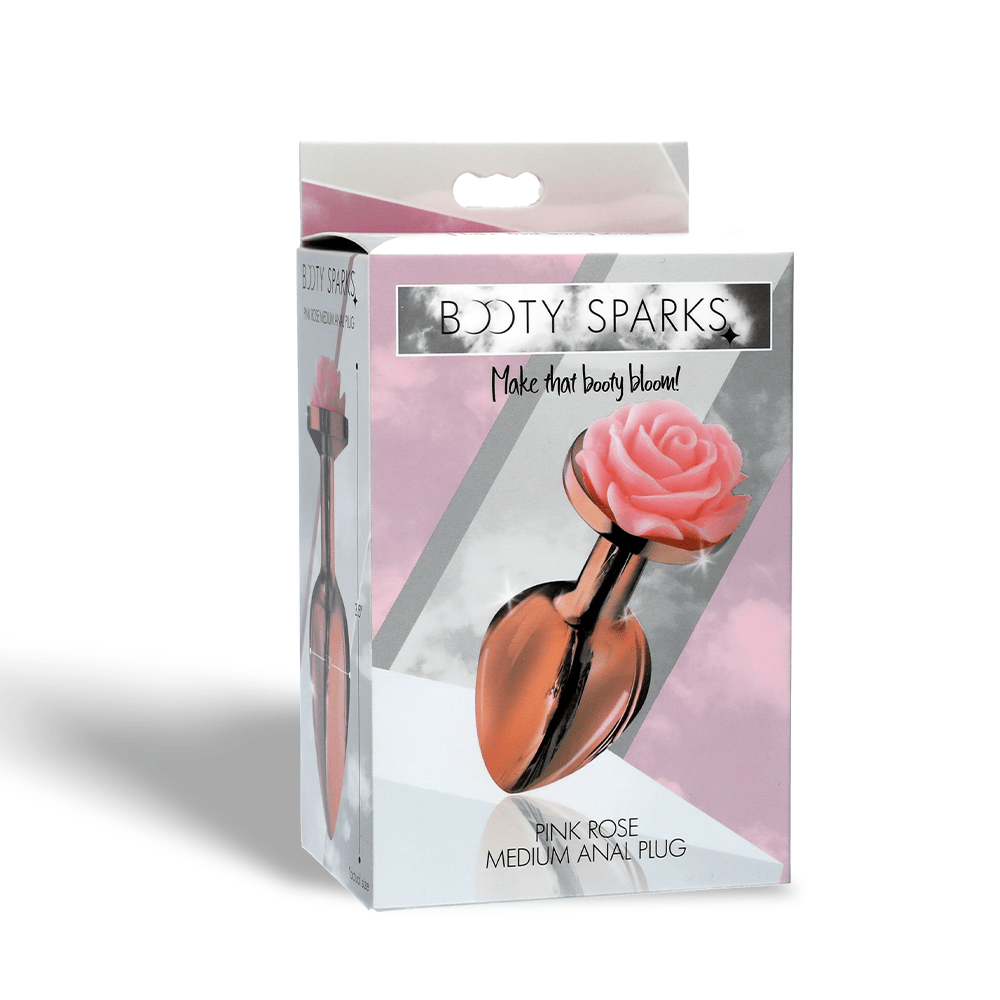 PINK ROSE GOLD ANAL PLUG - MEDIUM