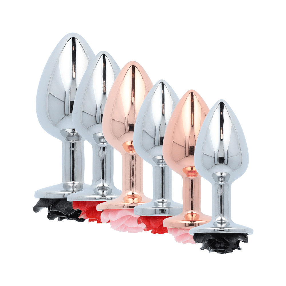 PINK ROSE GOLD ANAL PLUG - MEDIUM