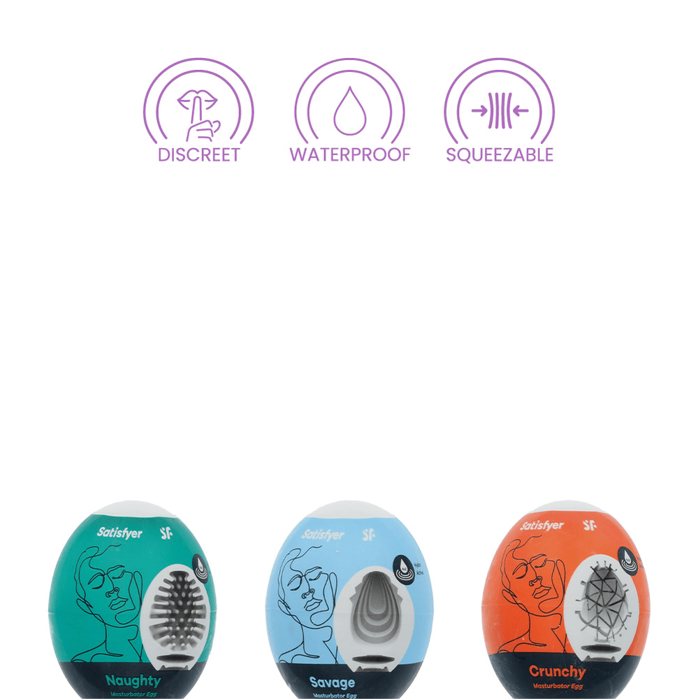 MASTURBATOR EGG 3ER SET A