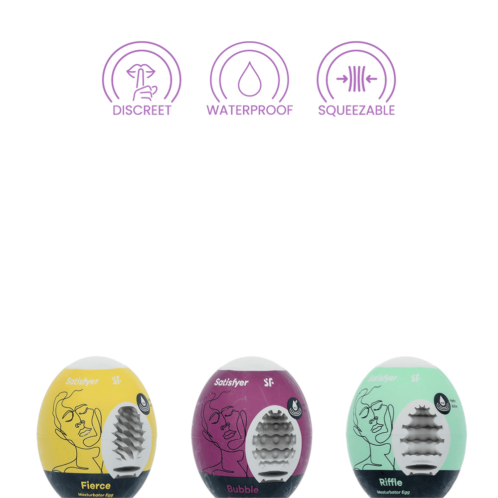 MASTURBATOR EGG 3ER SET B