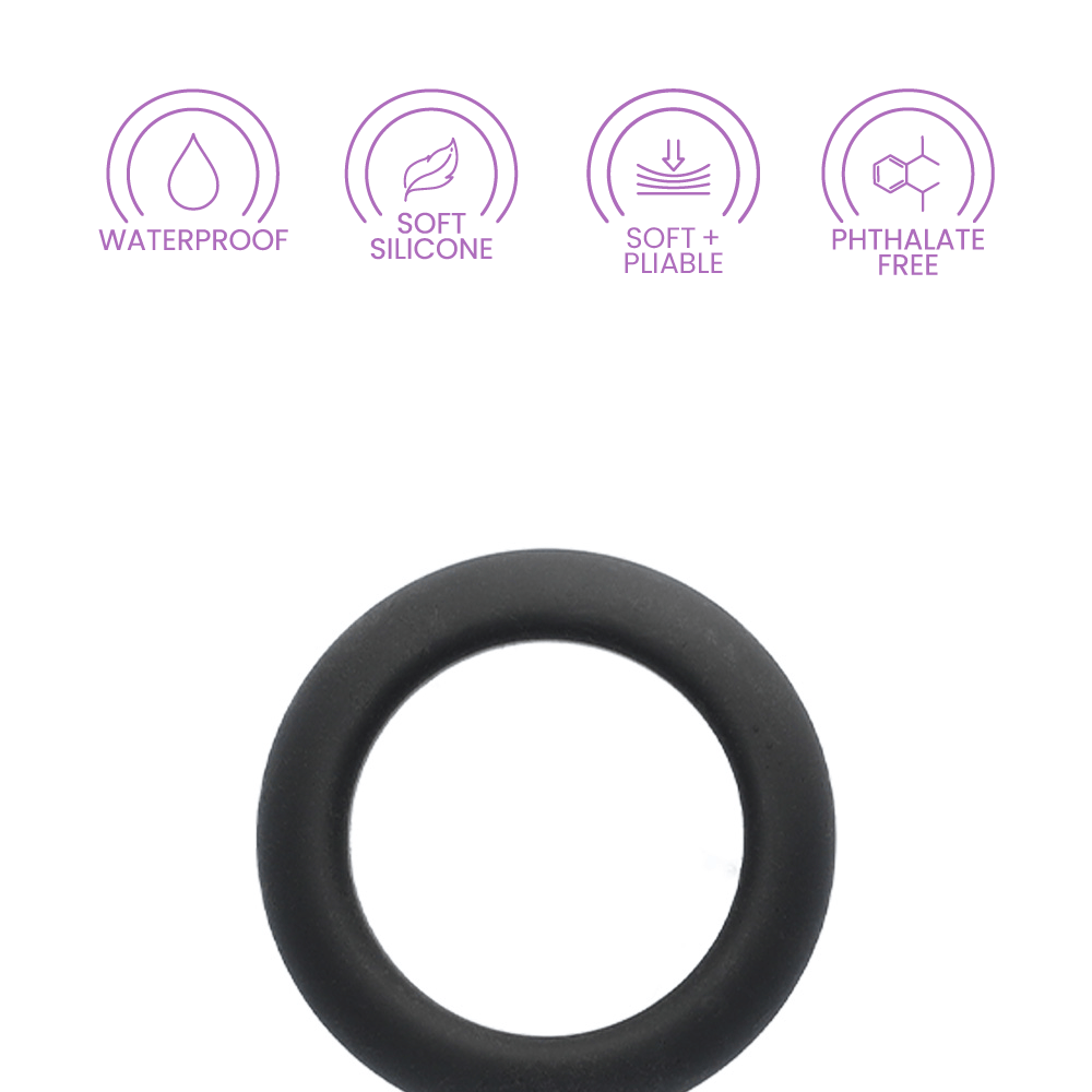 Je Joue Silicone Ring Max Stretch - Black