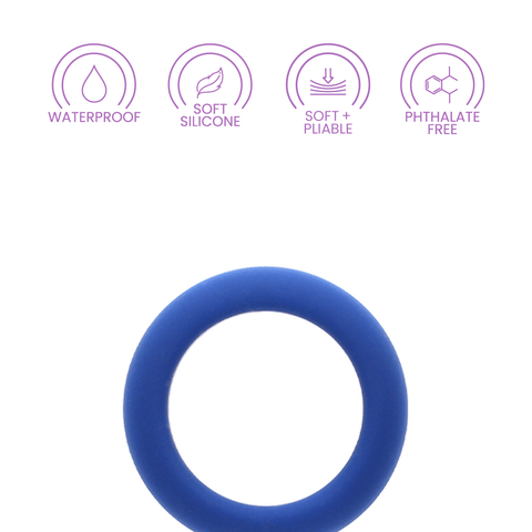 Je Joue Silicone Ring Min Stretch - Blue