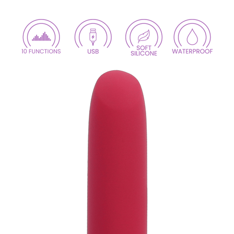 EVIE SLANTED BULLET - PINK