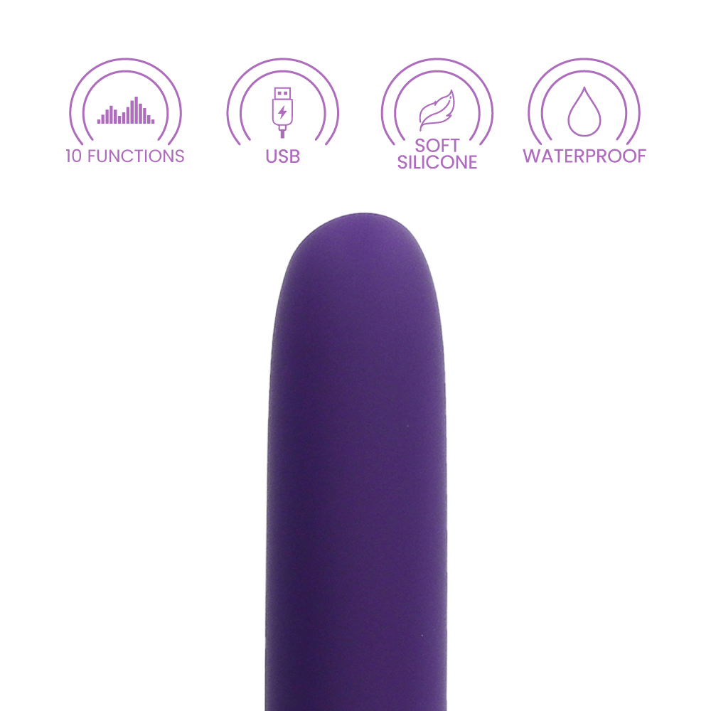 EVIE SLANTED BULLET - PURPLE