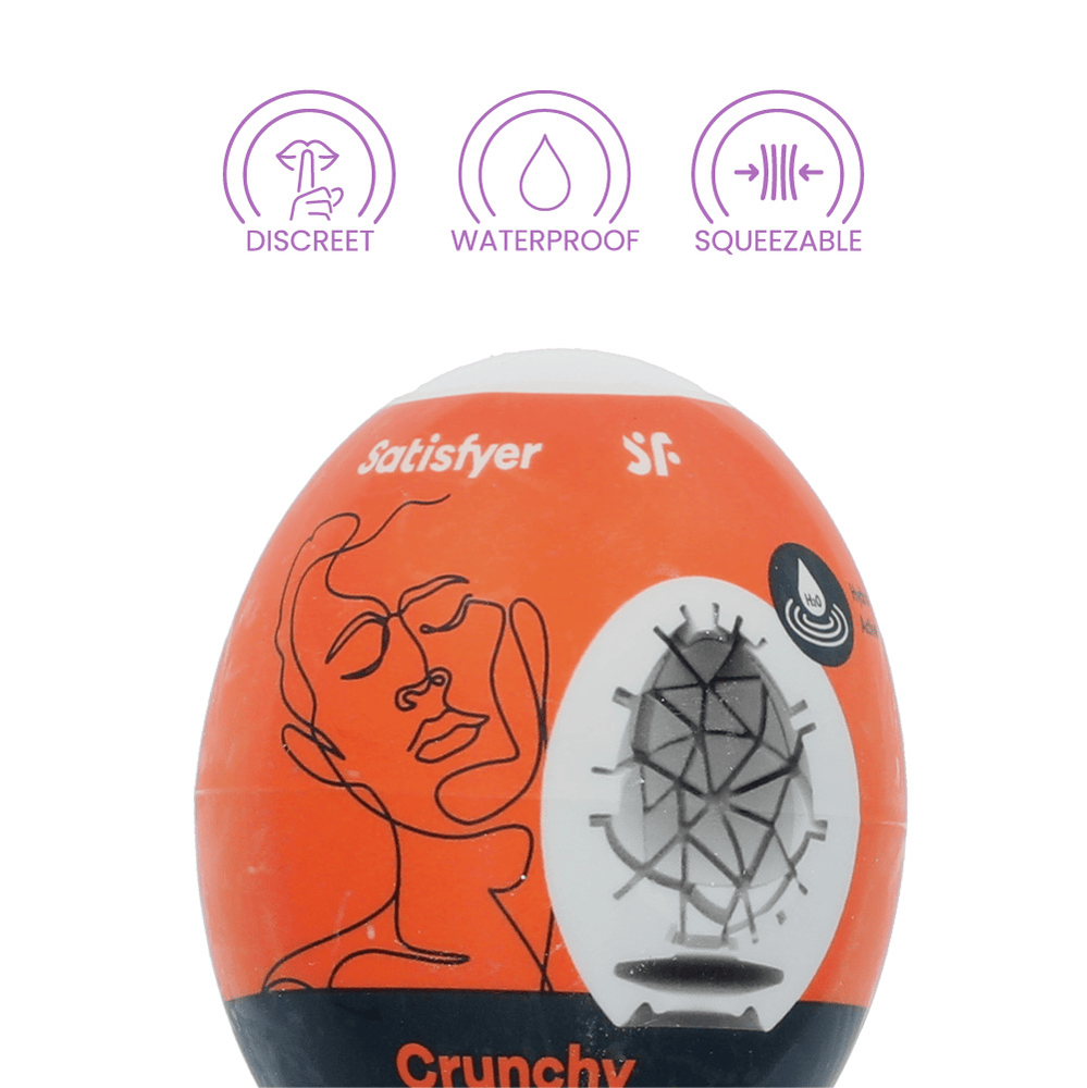 MASTURBATOR EGG SINGLE - CRUNCHY