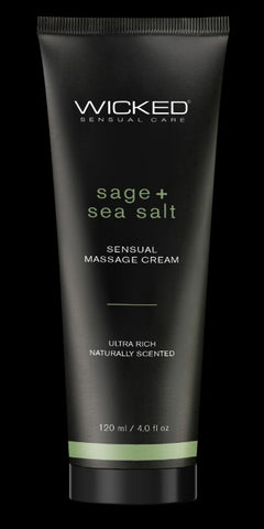 SAGE + SEA SALT MASSAGE CREAM 4 OZ